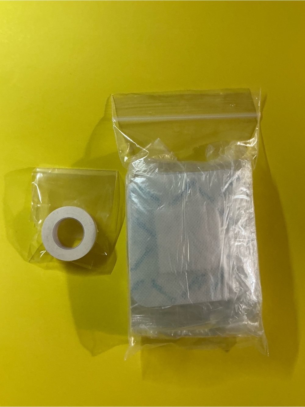DermaRite 4 in x 4 in Sealed Band Aid Patches with Tiny Tape